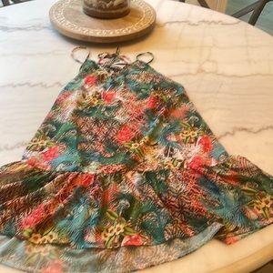 Sunsets tropical print cover up, gorgeous! NWOT